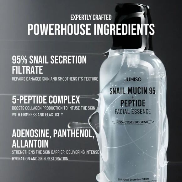 JUMISO, Snail Mucin 95 + Peptide Facial Essence - Picture 6 of 8